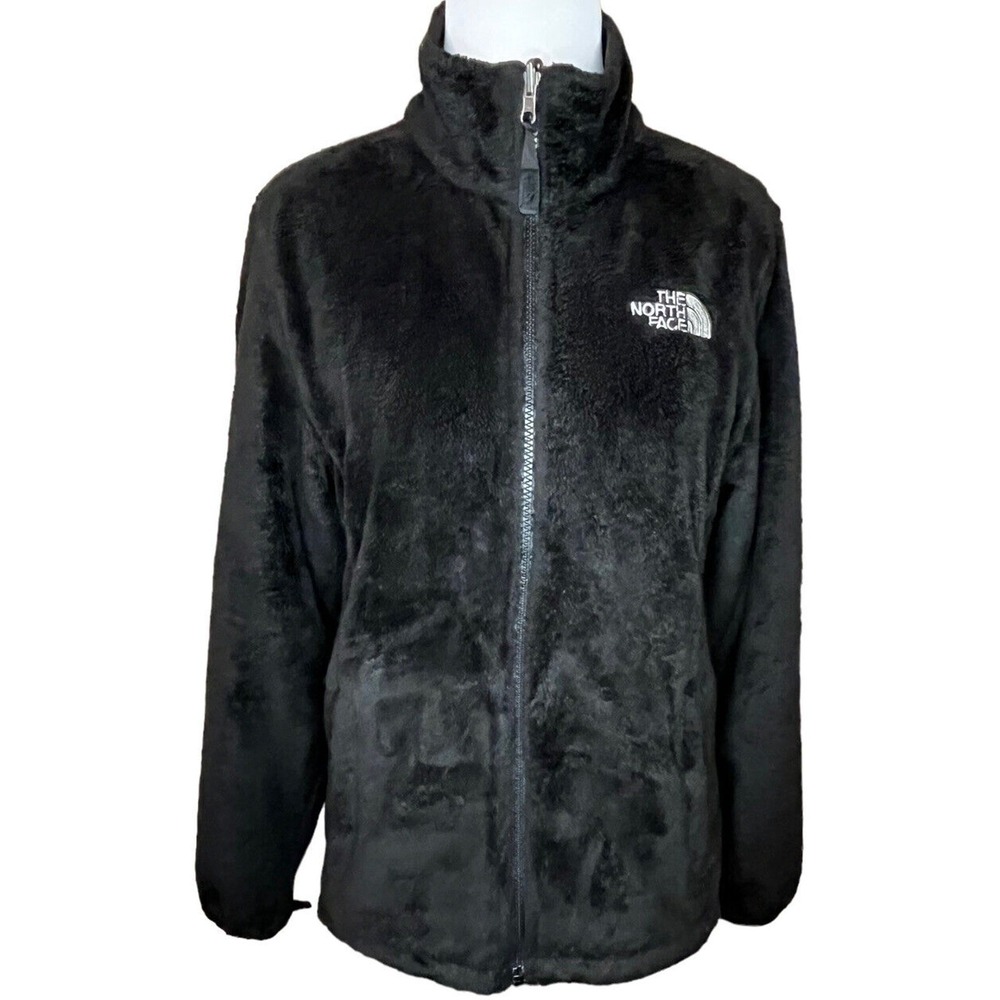 The North Face Osito Womens Black Plush Fleece Full Zip Jacket Small AAHY